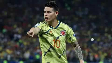 James Rodríguez, con Colombia James Rodríguez, con Colombia