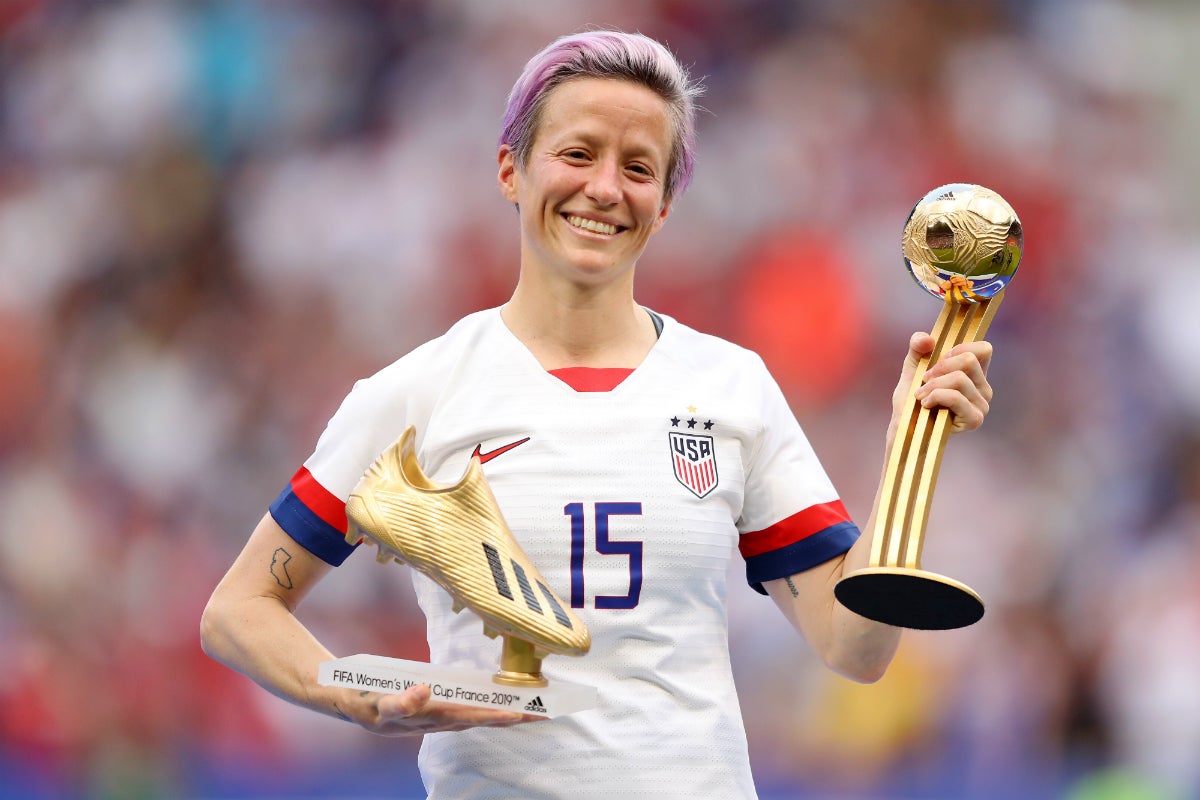 El mensaje viral de Megan Rapinoe tras ganar el Mundial femenino: "Queremos igualdad salarial" El mensaje viral de Megan Rapinoe tras ganar el Mundial femenino: "Queremos igualdad salarial"