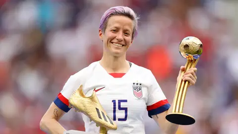Megan Rapinoe, mejor jugadora de Francia 2019 Megan Rapinoe, mejor jugadora de Francia 2019