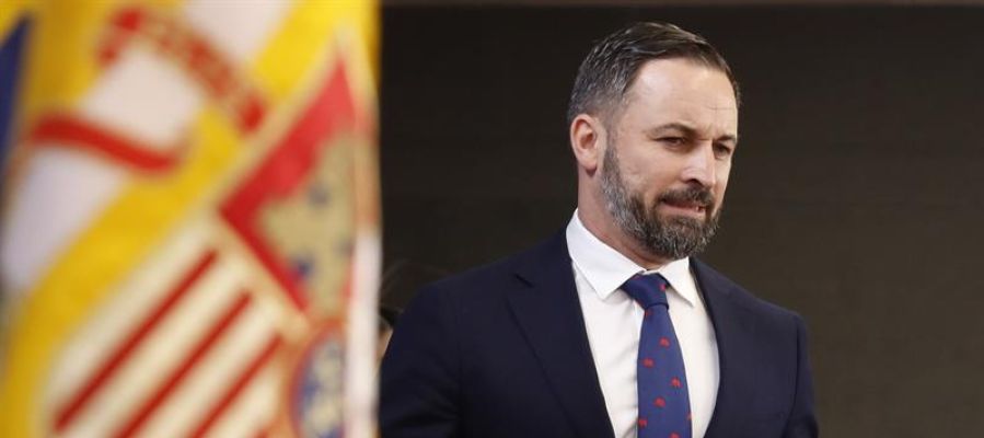 El líder de Vox, Santiago Abascal El líder de Vox, Santiago Abascal