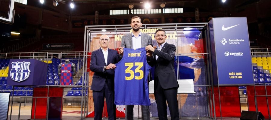 Nikola Mirotic: "Me presentaron el proyecto,no tuve dudas de que esto era real" Nikola Mirotic: "Me presentaron el proyecto,no tuve dudas de que esto era real"