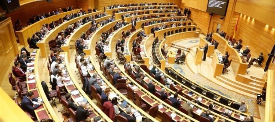 Imagen de una sesión en el Senado Imagen de una sesión en el Senado