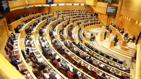 Imagen de una sesi&oacute;n en el Senado