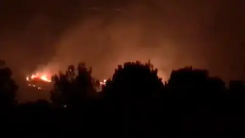 Incendio en Ceuta Incendio en Ceuta