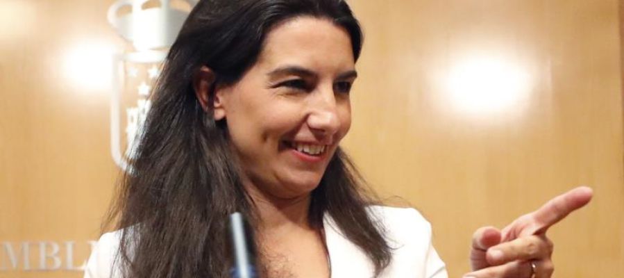 La portavoz de Vox en la Asamblea de Madrid, Rocío Monasterio La portavoz de Vox en la Asamblea de Madrid, Rocío Monasterio