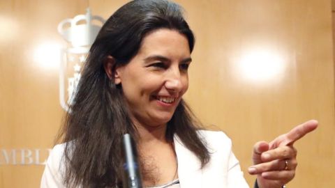 La portavoz de Vox en la Asamblea de Madrid, Roc&iacute;o Monasterio