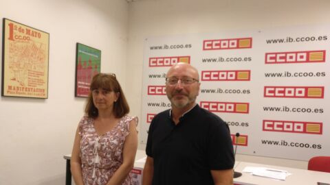 Jos&eacute; Luis Garc&iacute;a, Secretario de CCOO en Baleares. 