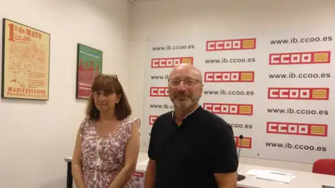 José Luis García, Secretario de CCOO en Baleares. José Luis García, Secretario de CCOO en Baleares.
