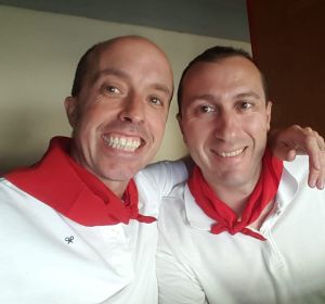 Juantxo Gazpio y Javier Saralegui Juantxo Gazpio y Javier Saralegui