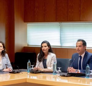 Díaz Ayuso, Rocío Monasterio e Ignacio Aguado reunidos Díaz Ayuso, Rocío Monasterio e Ignacio Aguado reunidos