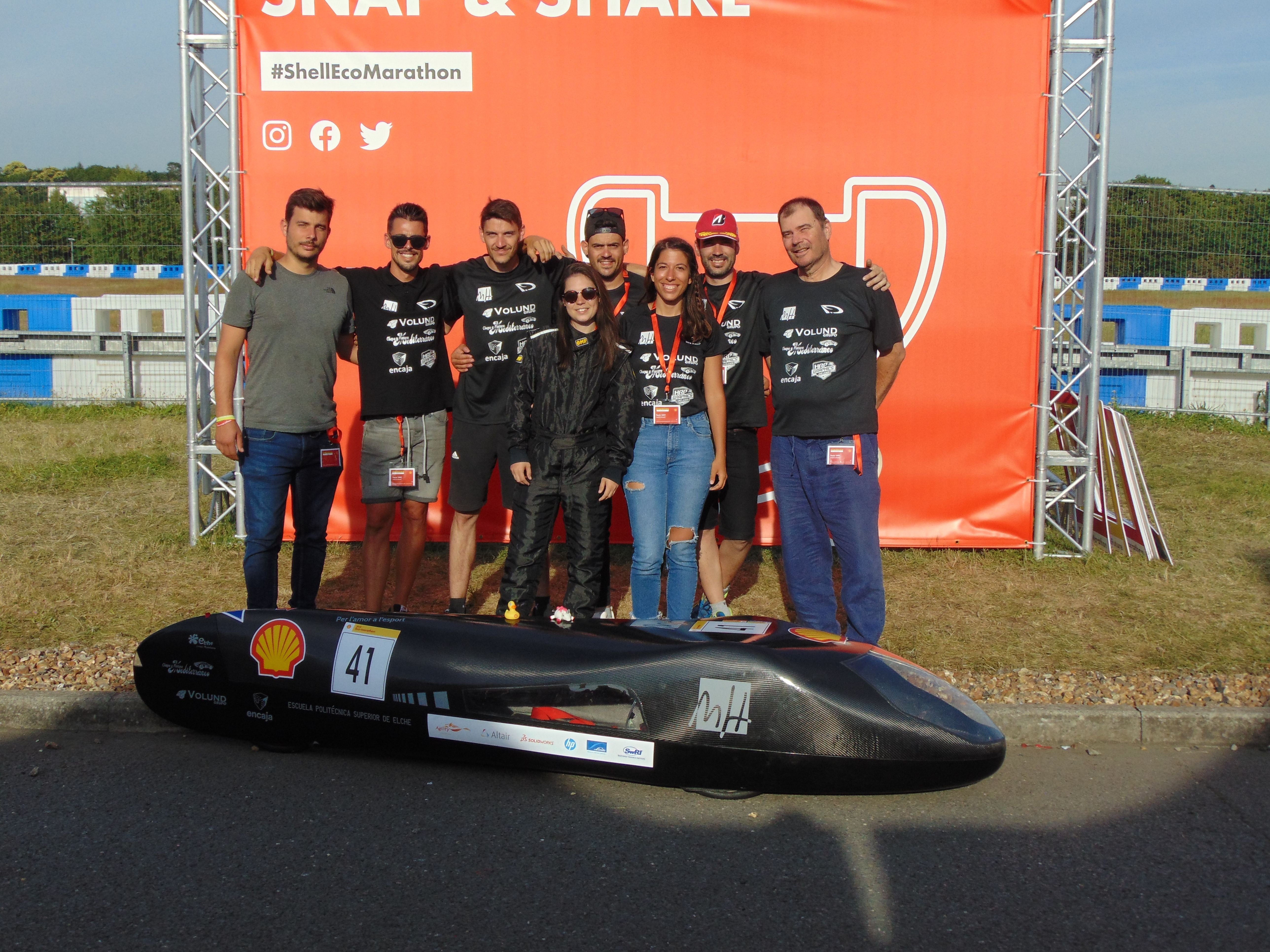 El prototipo Dátil’19 de la UMH consigue la cuarta plaza en la competición ‘Shell Eco-Marathon’ El prototipo Dátil’19 de la UMH consigue la cuarta plaza en la competición ‘Shell Eco-Marathon’