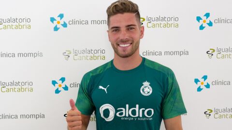 Luca Zidane, nuevo portero del Racing. 