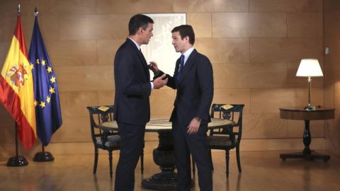 Pedro S&aacute;nchez y Pablo Casado