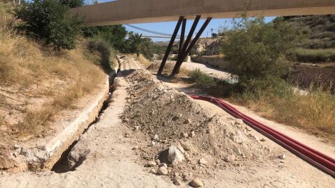 Obras de instalaci&oacute;n del cableado.