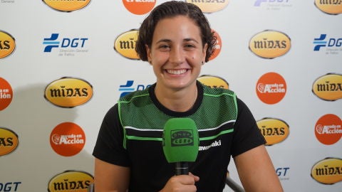 La piloto espa&ntilde;ola Ana Carrasco