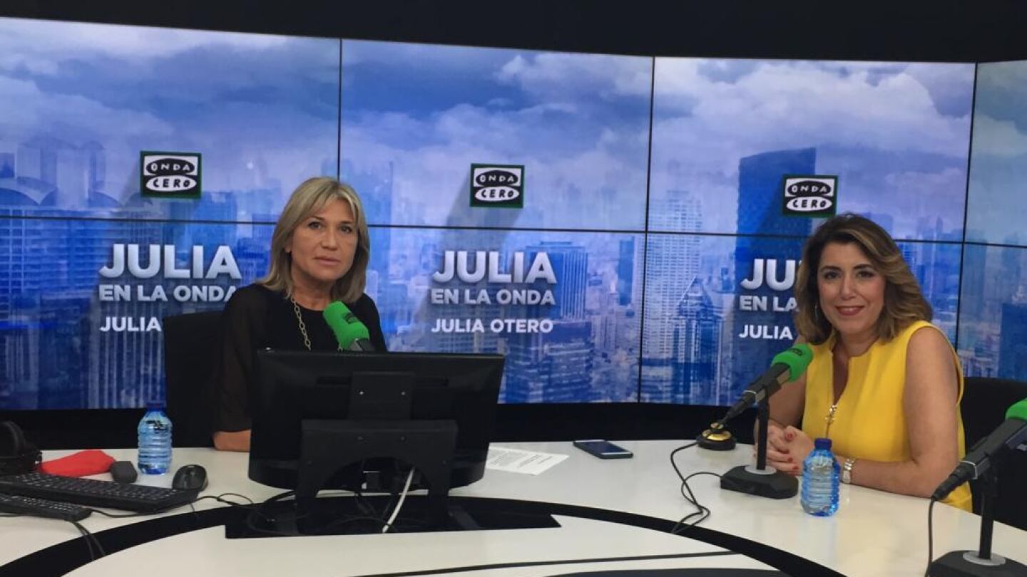 Susana D&iacute;az en Julia en la Onda