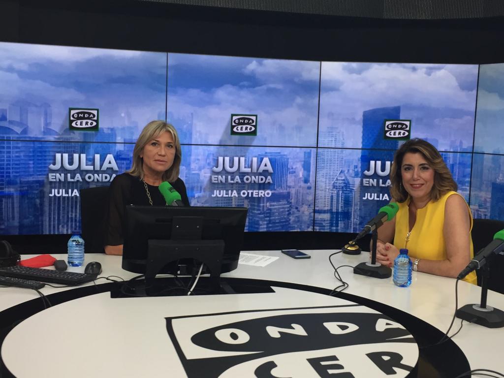 Susana Díaz: "Soy partidaria de la doble vuelta para evitar el bloqueo" Susana Díaz: "Soy partidaria de la doble vuelta para evitar el bloqueo"