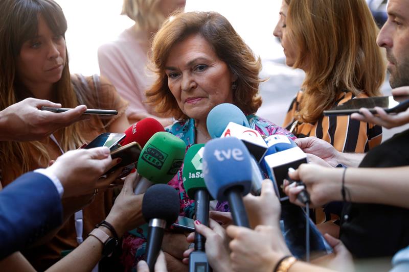 Carmen Calvo se reafirma en sus polémicas declaraciones sobre el feminismo Carmen Calvo se reafirma en sus polémicas declaraciones sobre el feminismo