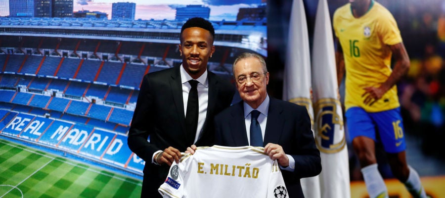 Militao, presentado como nuevo jugador del Real Madrid Militao, presentado como nuevo jugador del Real Madrid