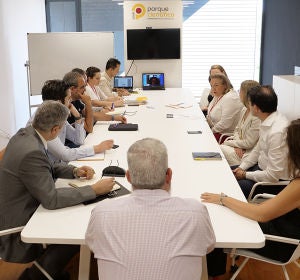Reunión de los promotores en el Parque Científico de la UMH. Reunión de los promotores en el Parque Científico de la UMH.