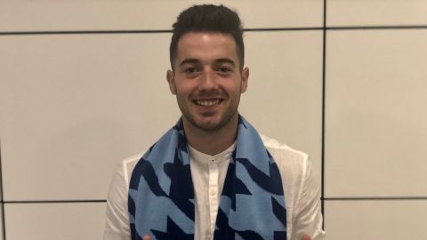 Jony en su llega a Roma para jugar en la Lazio