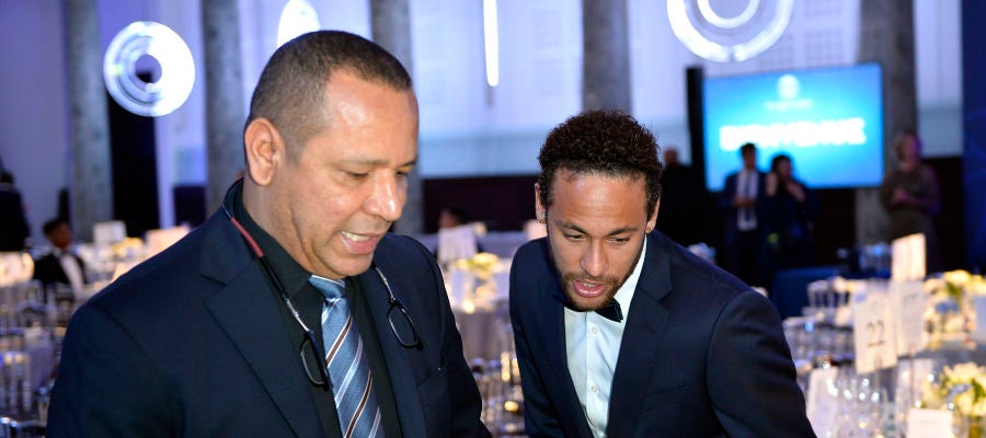 Neymar y su padre Neymar y su padre
