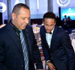 Neymar y su padre Neymar y su padre