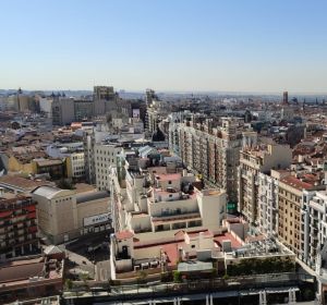 Vistas desde el mítico Edificio España Vistas desde el mítico Edificio España