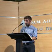 Fernando Navarro explica a los medios de comunicación los acuerdos de la Junta de Gobierno Local. 
