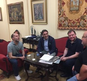 Reunión de Perez Jacome e Jorge Pumar con Nemesio Perez Reunión de Perez Jacome e Jorge Pumar con Nemesio Perez