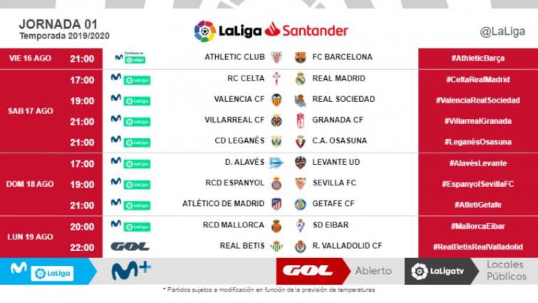 El Granada CF ya conoce los horarios de las tres primeras jornadas de liga. Onda Deportiva Granada 12/07/2019 El Granada CF ya conoce los horarios de las tres primeras jornadas de liga. Onda Deportiva Granada 12/07/2019