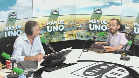 VÍDEO | Entrevista completa a Pablo Echenique en Más de uno VÍDEO | Entrevista completa a Pablo Echenique en Más de uno