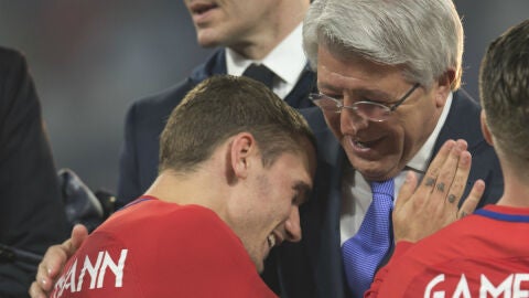 Cerezo, con Griezmann