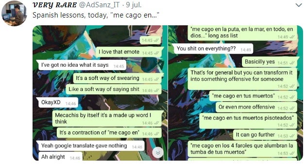 La divertida explicación del término 'Mecachis' a un finlandés se hace viral La divertida explicación del término 'Mecachis' a un finlandés se hace viral