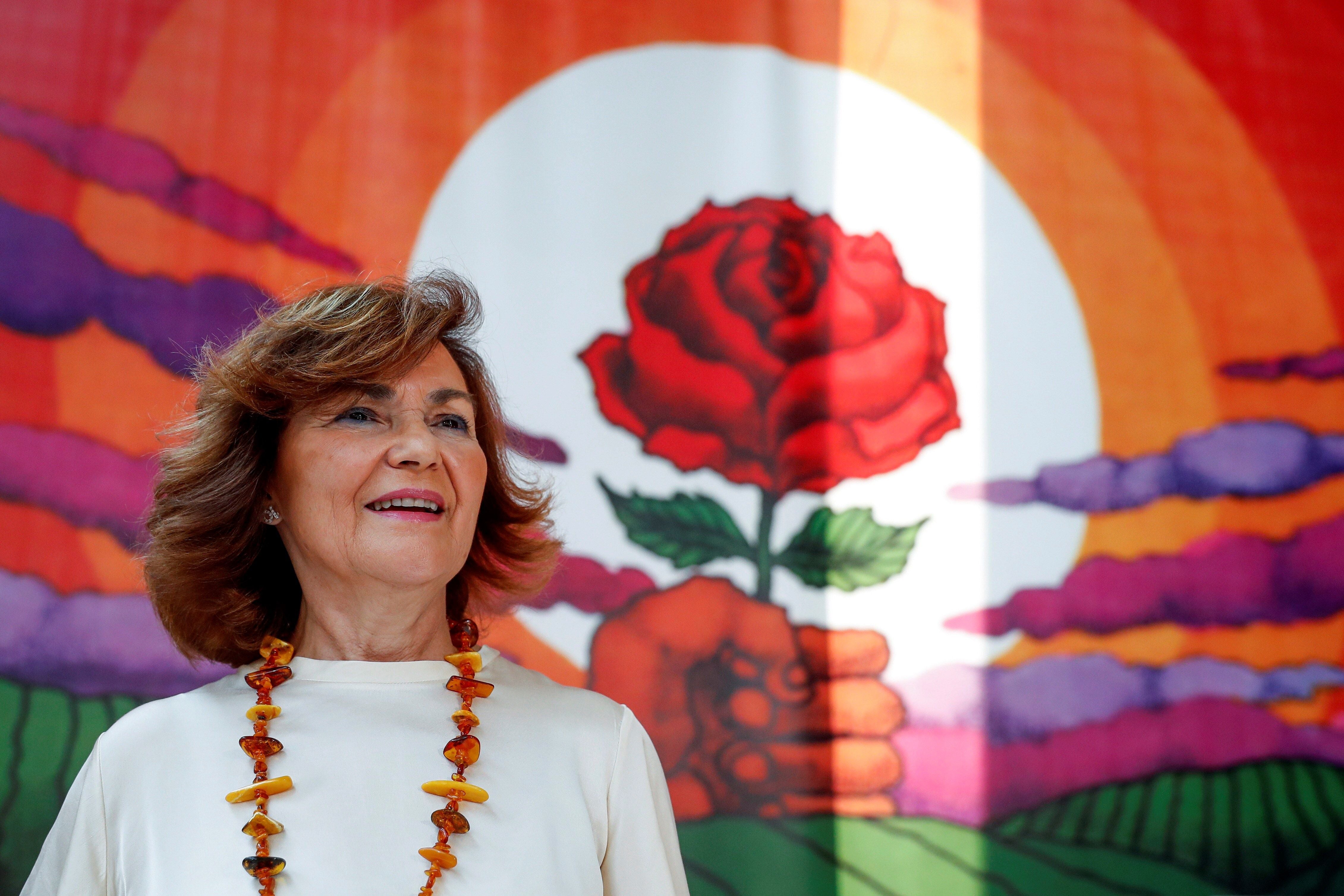 Calvo acusa a Vox de "dar alas al machismo" y querer cargarse la lucha LGTBI Calvo acusa a Vox de "dar alas al machismo" y querer cargarse la lucha LGTBI