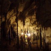 Imagen del interior de la cueva de Coventosa