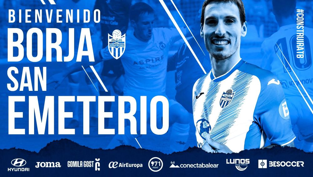 Borja San Emeterio, llega cedido al Atlético Baleares