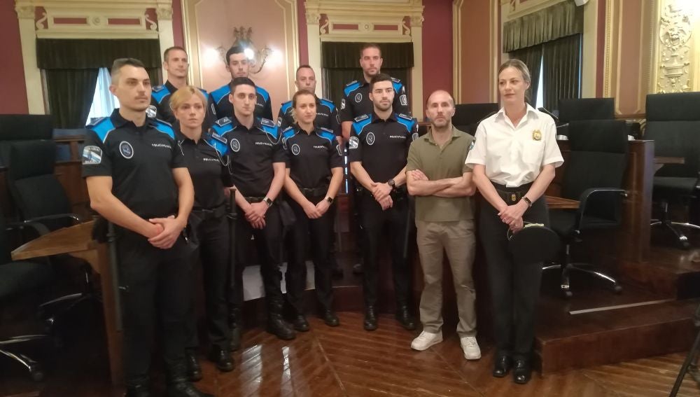 Novos membros da Policia Local de Ourense