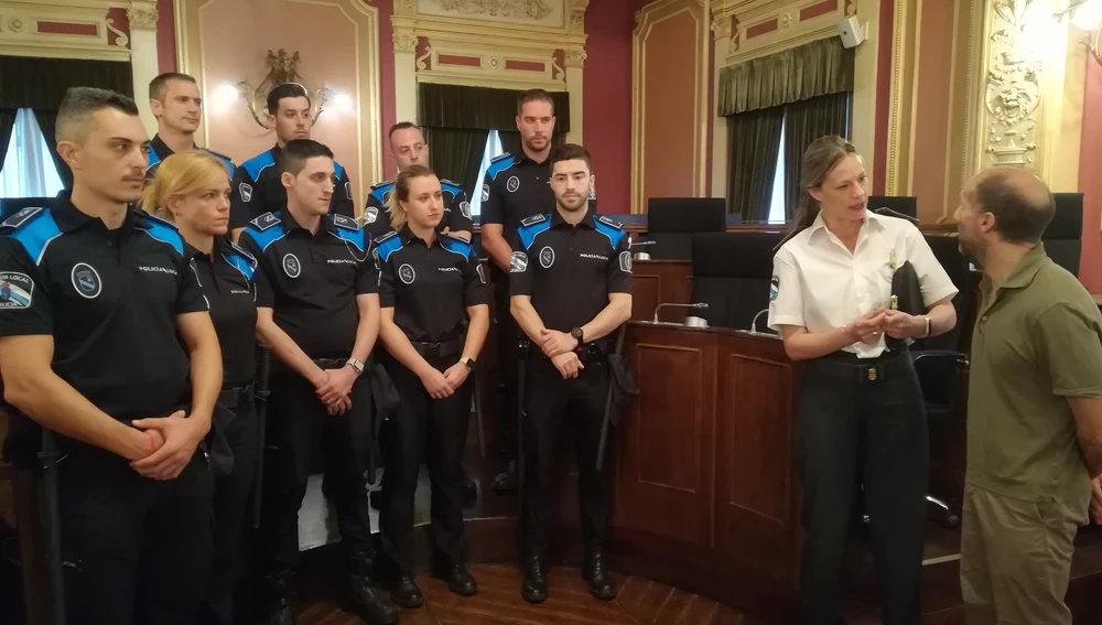 Novos membros da Policia Local de Ourense