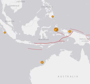 Un terremoto hace temblar parte de Indonesia Un terremoto hace temblar parte de Indonesia