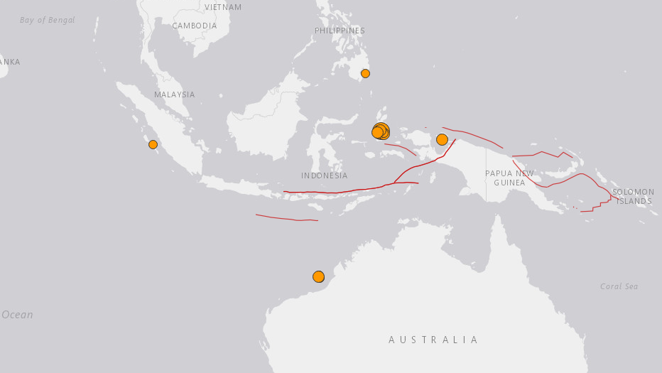 Un terremoto de 5,8 sacude Indonesia y provoca una alerta por tsunami Un terremoto de 5,8 sacude Indonesia y provoca una alerta por tsunami