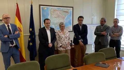 Reunión de la Alcaldesa de Gijón con responsables del Ministerio de Fomento para analizar los avances del Plan de Vías Ministerio de Fomento (Madrid)