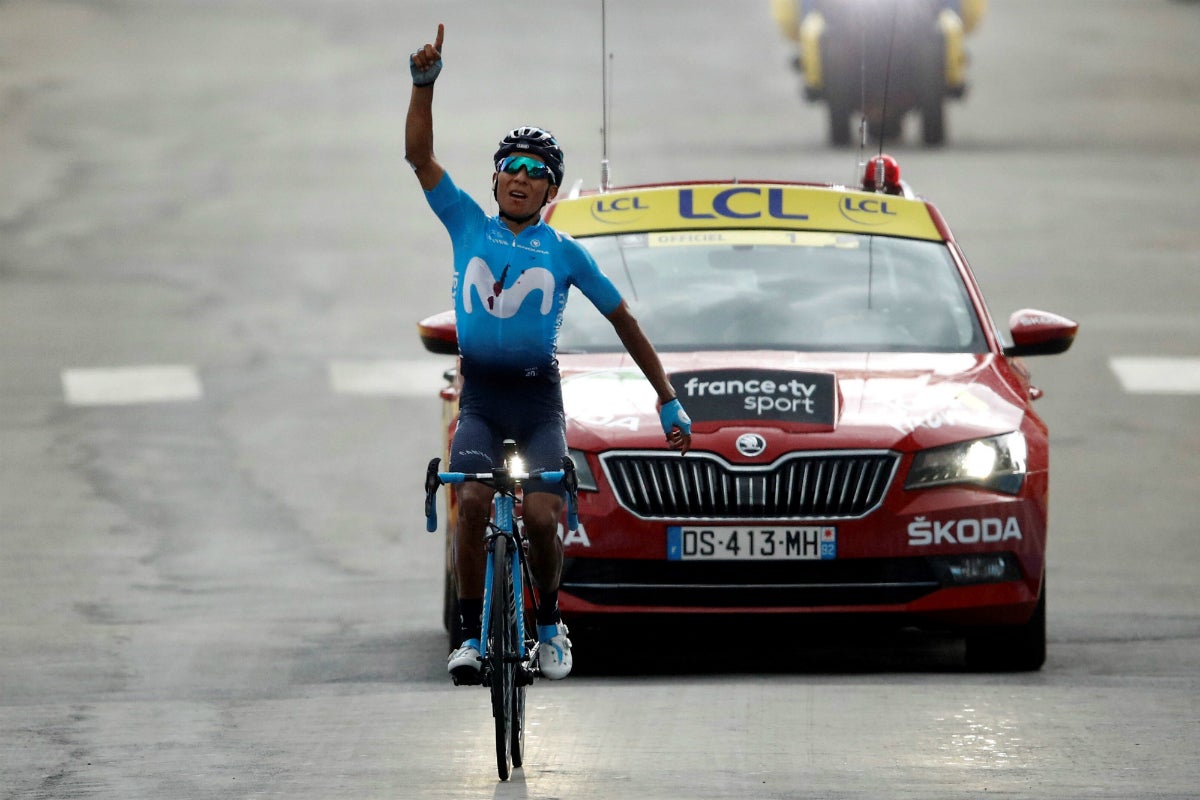 Nairo Quintana triunfa en los Alpes y Alaphilippe sigue como líder Nairo Quintana triunfa en los Alpes y Alaphilippe sigue como líder