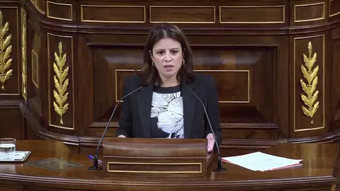 El dardo de Adriana Lastra a Pablo Iglesias sobre las políticas activas de empleo El dardo de Adriana Lastra a Pablo Iglesias sobre las políticas activas de empleo