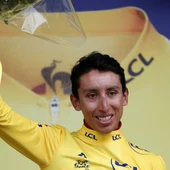 Bernal, con el maillot amarillo Bernal, con el maillot amarillo