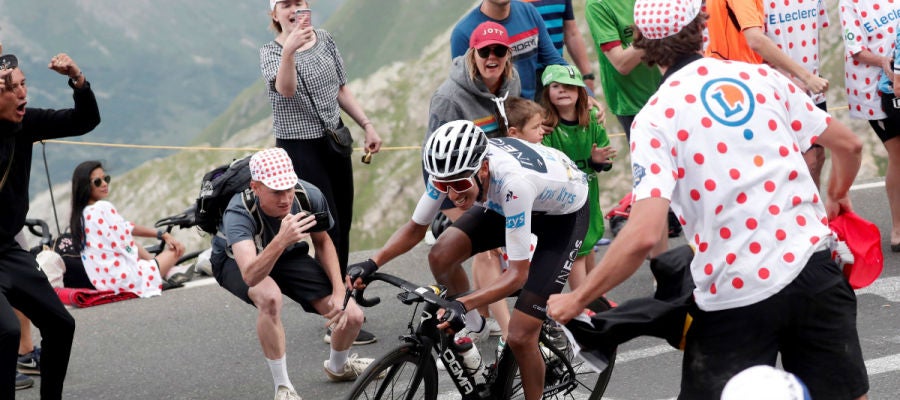 Egan Bernal, en el Tour Egan Bernal, en el Tour