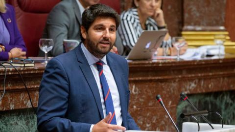 El presidente de Murcia, Fernando L&oacute;pez Miras
