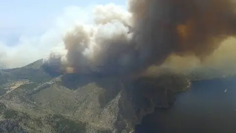 Incendio de Andratx. MEDIO AMBIENTE