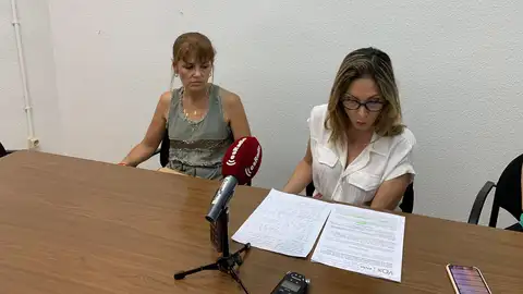 Amparo Cerdá durante el comunicado. Amparo Cerdá durante el comunicado.
