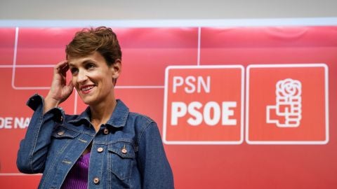 La presidenta de Navarra, Mar&iacute;a Chivite